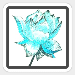 A picture of a flower Sticker